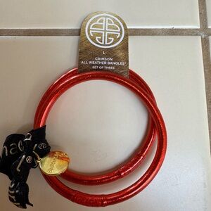 Budhagirl Crimson AWB Bangles